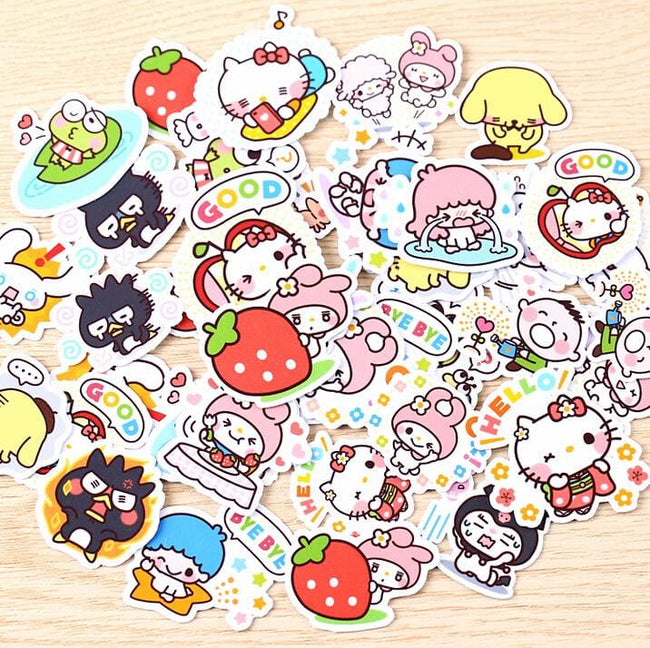 Sanrio 40 Pc Stickers - Dr. Rozl Supply