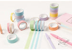 Macaron Color 12pc Washi Set - Dr. Rozl Supply