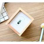Wooden Succulent Photo Frame Pen Container - Dr. Rozl Supply