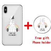 Unicorn Transparent Phone Case