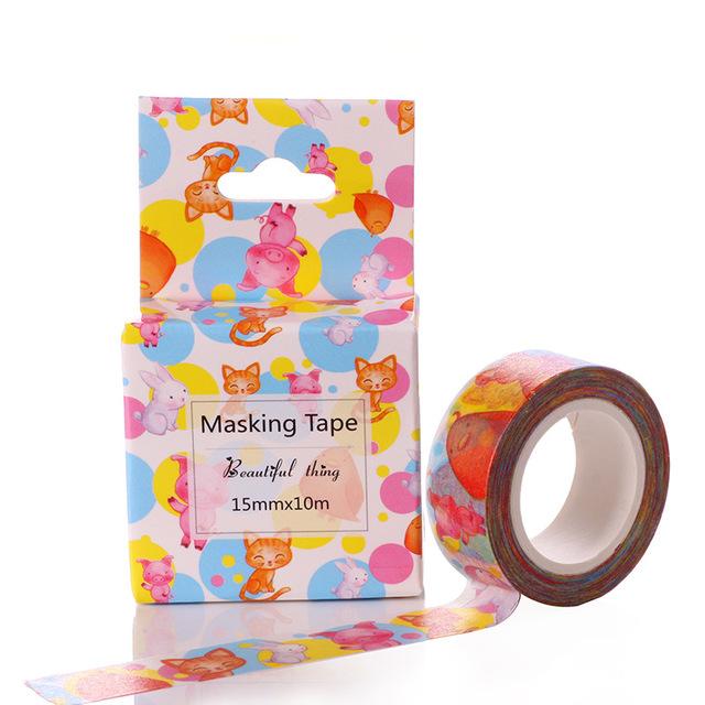 Adorable Animals Washi Tape - Dr. Rozl Supply